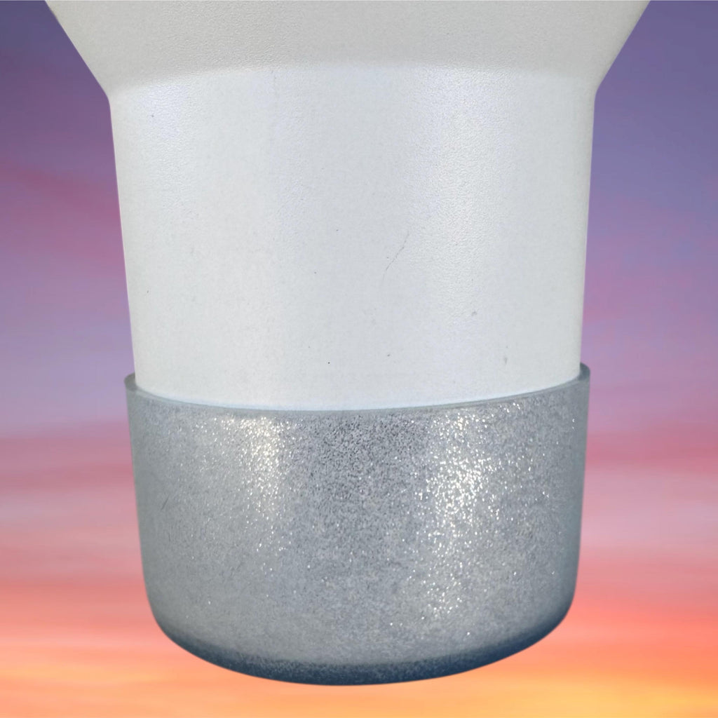 Tumbler Boot, Silver Jelly Glitter