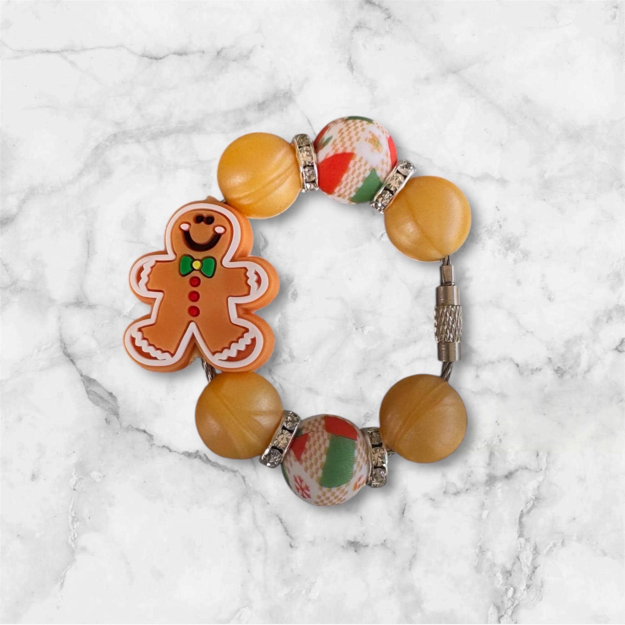 Handle Charm, Christmas Gingerbread