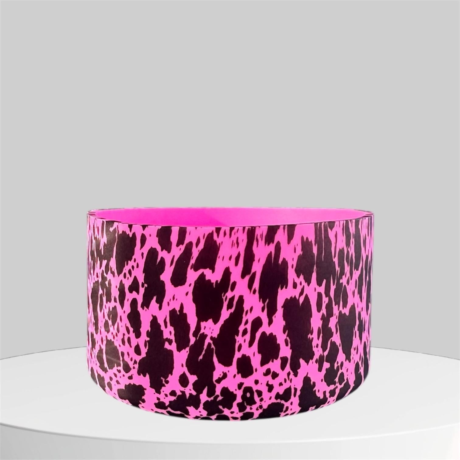 Hot Pink Cow Print Tumbler Boot