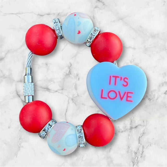 Handle Charm, Valentines Day, Conversation Heart
