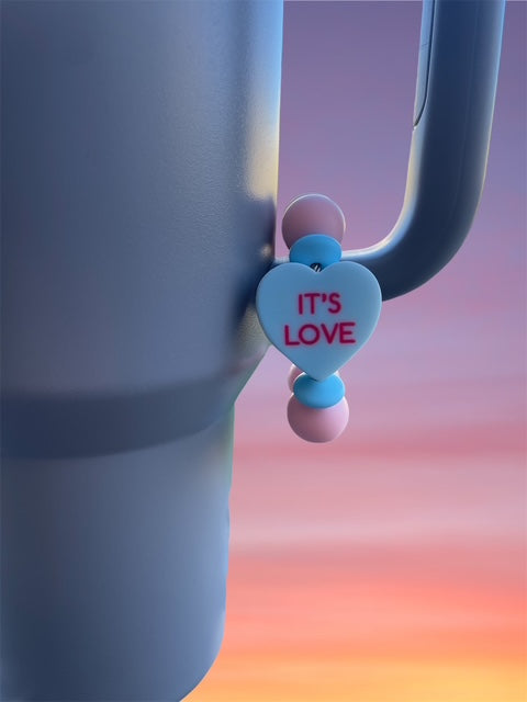 Handle Charm, Valentines Day, Conversation Heart
